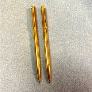 Sheaffer Elegant White Dot Gold Pencil Set